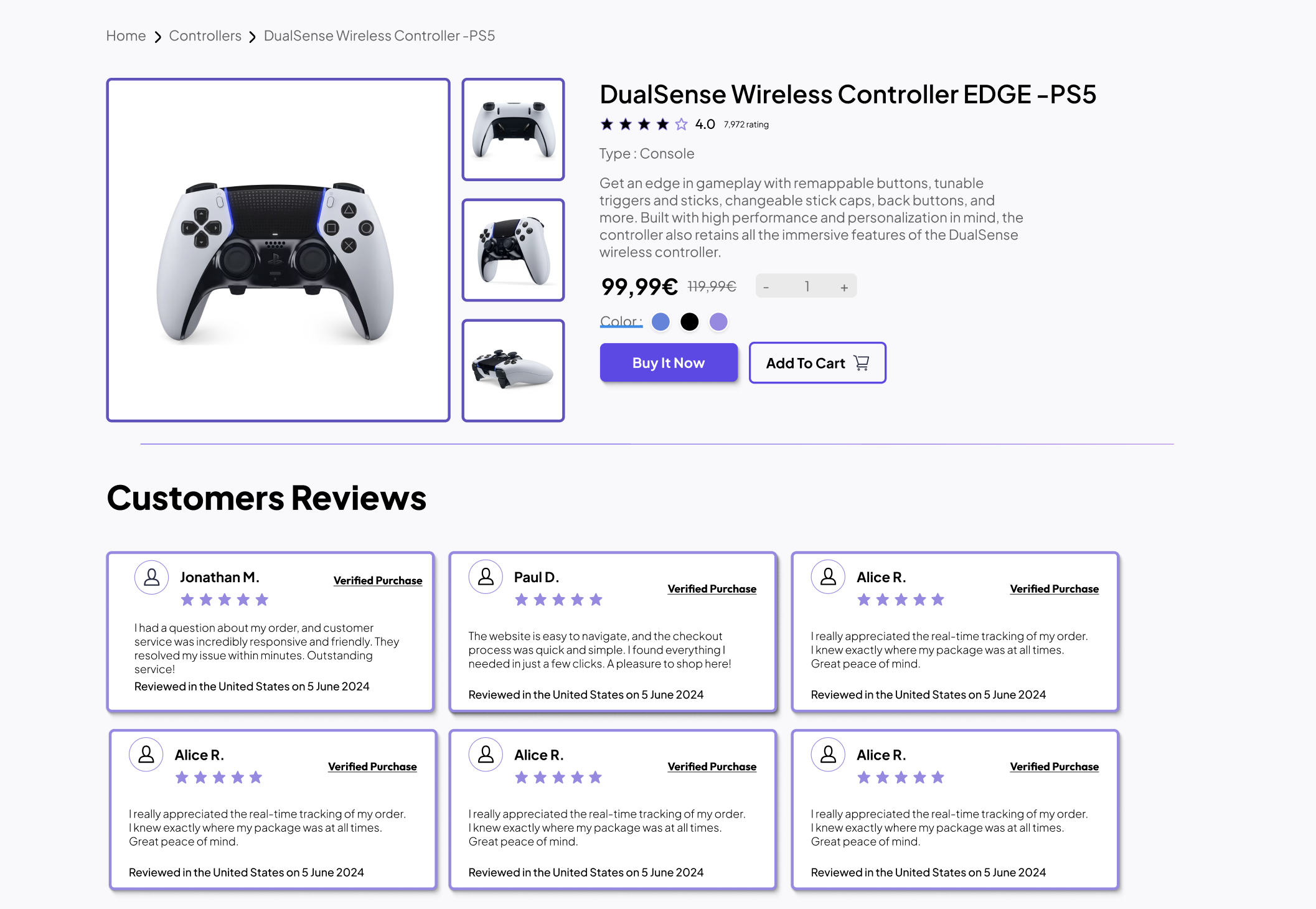 The CrossGuild product page, combining product details, purchasing options, and customer reviews